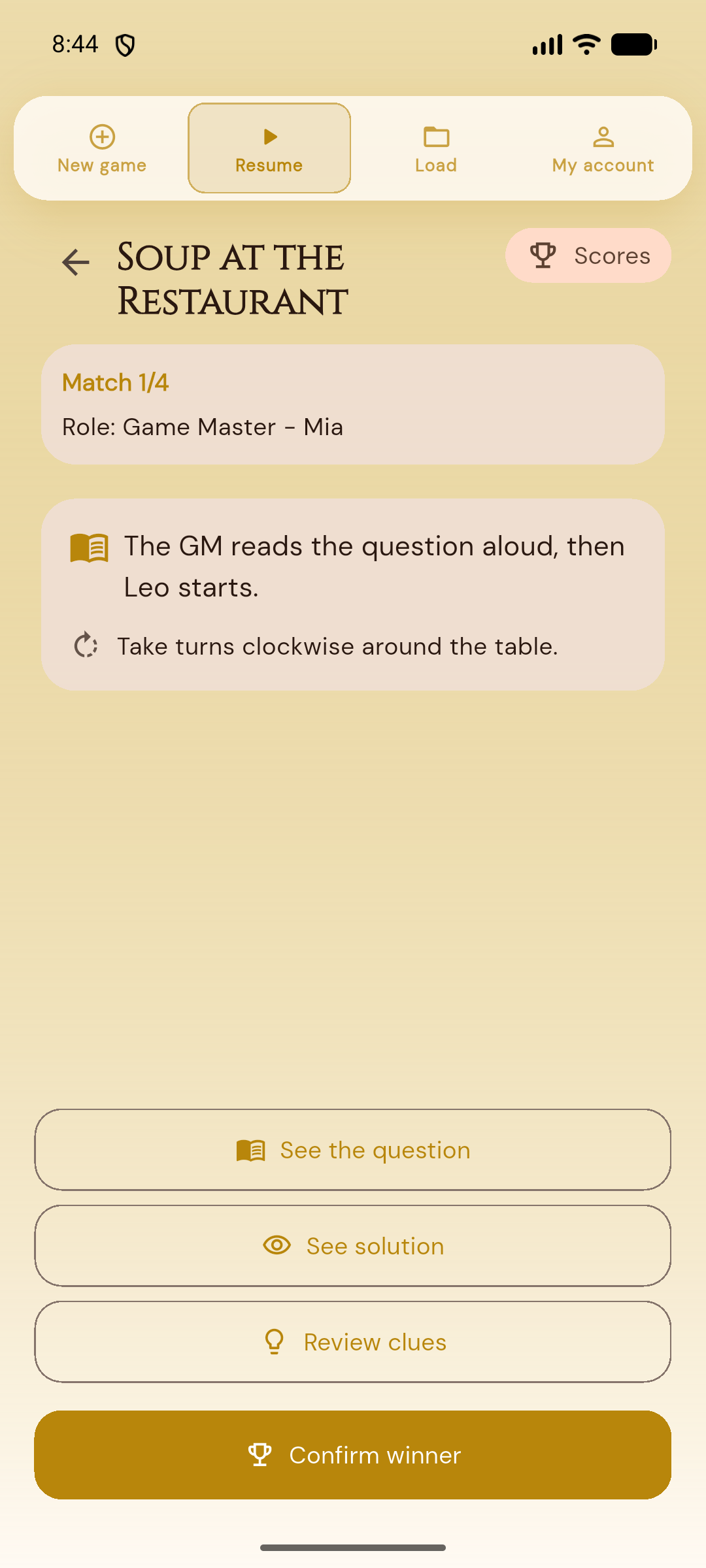 Game Master hub